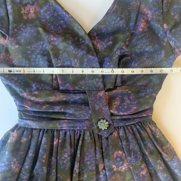 Vintage 60s Floral Dress - Picture 6 of 9